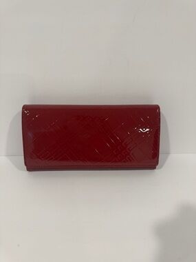 Burberry Red Long Wallet